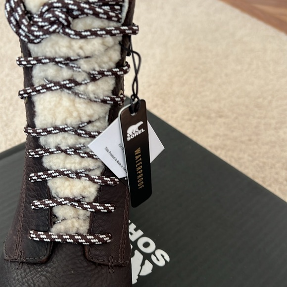 Sorel Emelie Genuine Shearling Short Lace-Up Boot (Women) - Picture 6 of 13